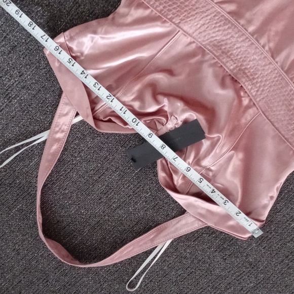 🆕️ 💗Marc Jacobs💗 - Pink Satin Halter Cocktail Dress w/Sweetheart Neckline - Picture 11 of 14